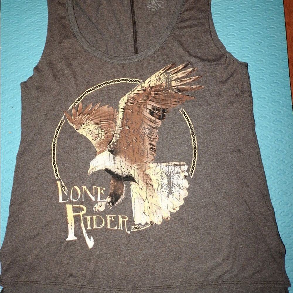 NEW “LONE RIDER” MOTORCYCLE BIKER TANK TOP